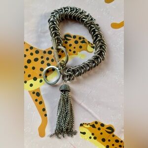 Silver Tassel Bracelet